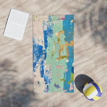 Load image into Gallery viewer, COLORFUL , ORIGINAL ART Beach Towels
