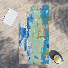 Load image into Gallery viewer, COLORFUL , ORIGINAL ART Beach Towels