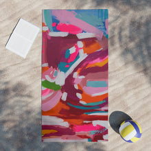 Load image into Gallery viewer, COLORFUL, ORIGINAL ART Beach Towels