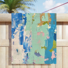 Load image into Gallery viewer, COLORFUL , ORIGINAL ART Beach Towels