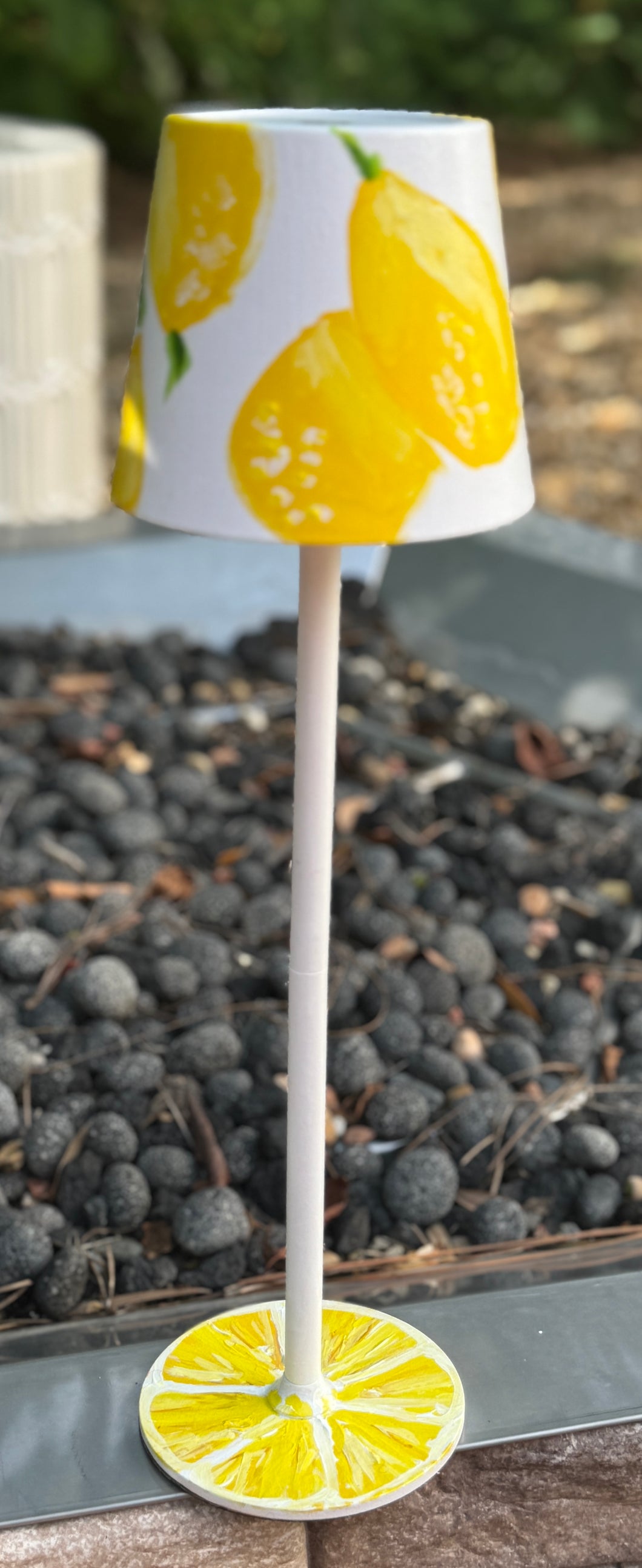 Rechargable Handpainted Lamp