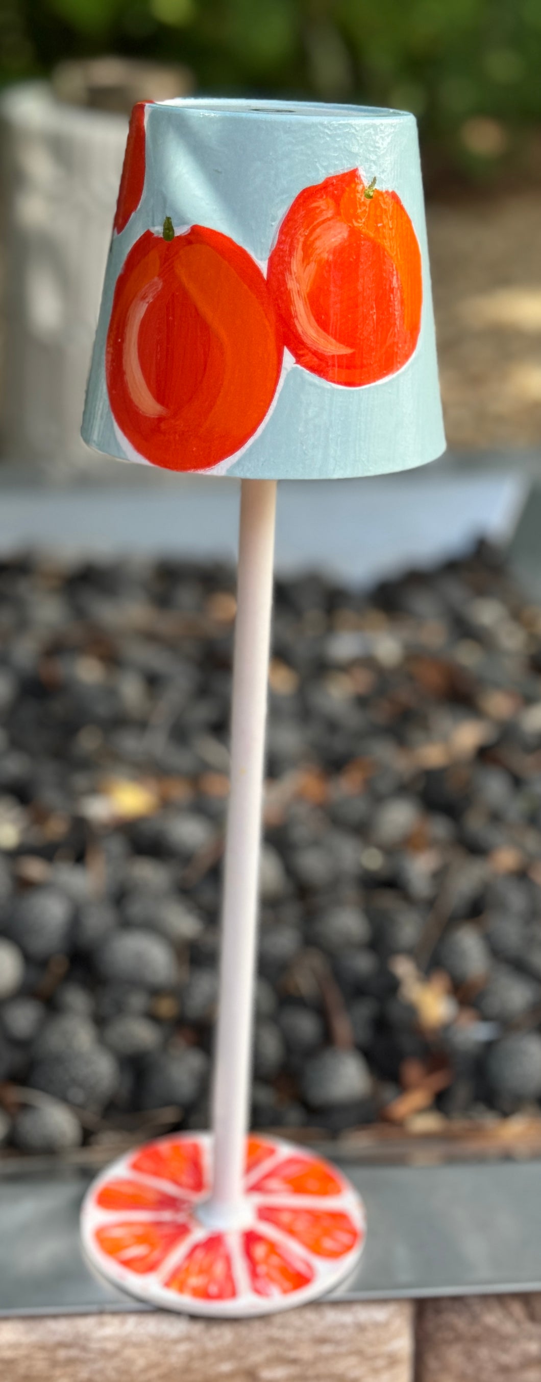 Rechargable Handpainted Lamp