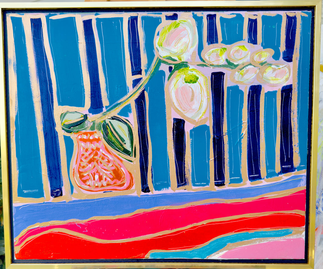 Golden Lines (24x30”)